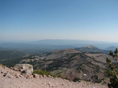 View half way up Lassen