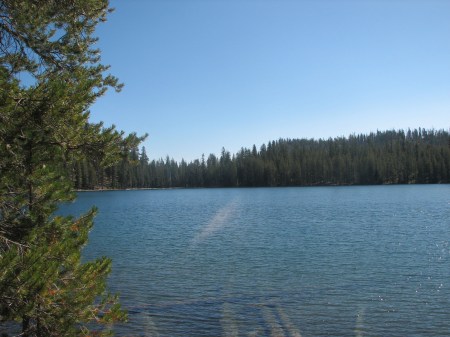 One of the twin lakes