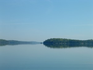 Big Water...vast sweep of Agnes Lake.