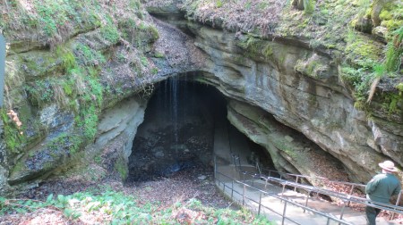 Saltpeter for gunpowder used in the War of 1812 was made here;