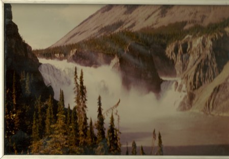 Virginia Falls, South Nahanni River, NWT, July, 1985.