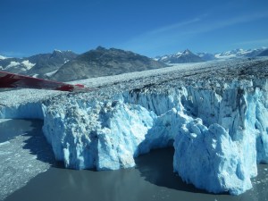 Nose of glacier.