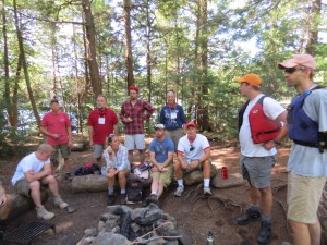 Day trip to Little Island Lake, Pathfinder reunion.  I camped on this very site fifty years prior.